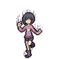 Reina's trainer sprite from when she's corrupted in Chapter 13.